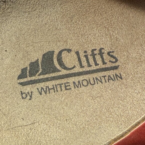 Cliffs  by White Mountain  Glendy Womans size 5.5  red - Picture 7 of 15